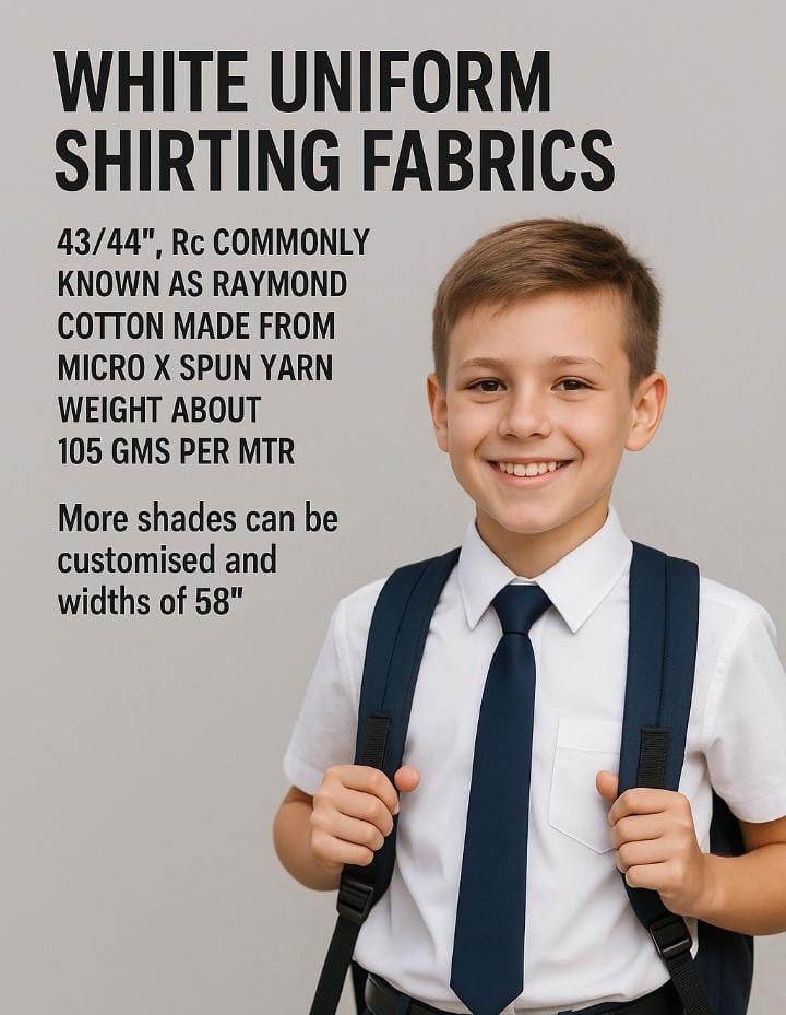 School Uniform Shirting Fabrics